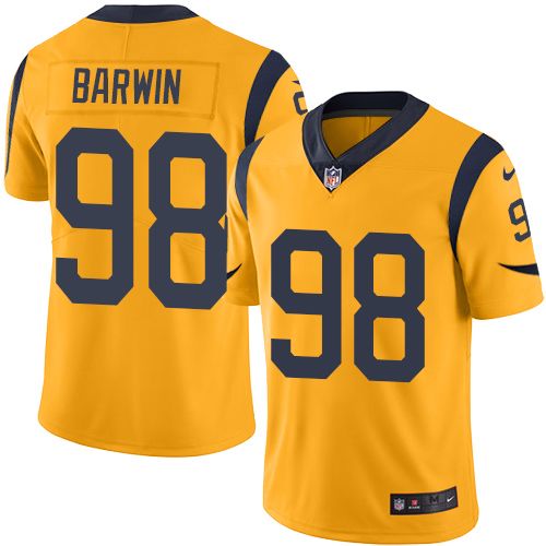 Nike Rams #98 Connor Barwin Gold Men's Stitched NFL Limited Rush Jersey
